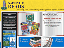 Tablet Screenshot of napervillereads.org